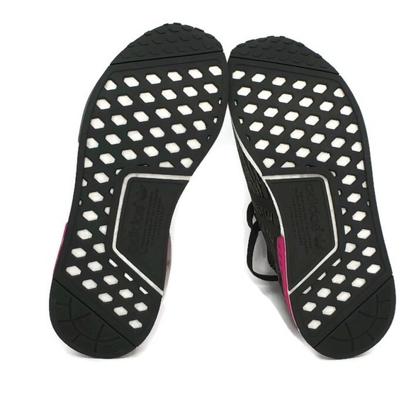 Adidas NMD R1 PK Utility Grey Camo Shock Pink S12 - Picture 7 of 8